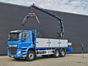 DAF CF 430 FAN 6X2/4 / HIAB 17.8 CRANE / KRAN